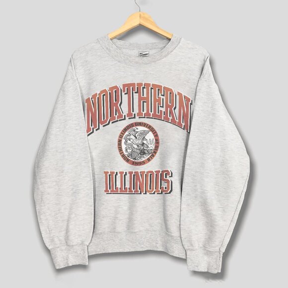 90s Northern Illinois Huskies Crewneck Sweatshirt, Northern Illinois University - Picture 1 of 2